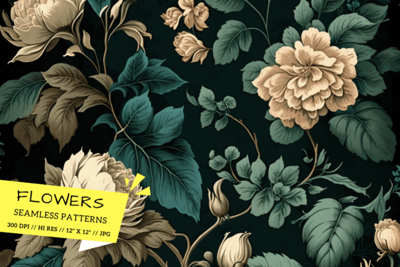 Download Vintage Floral Patterns - Floral pattern Collection