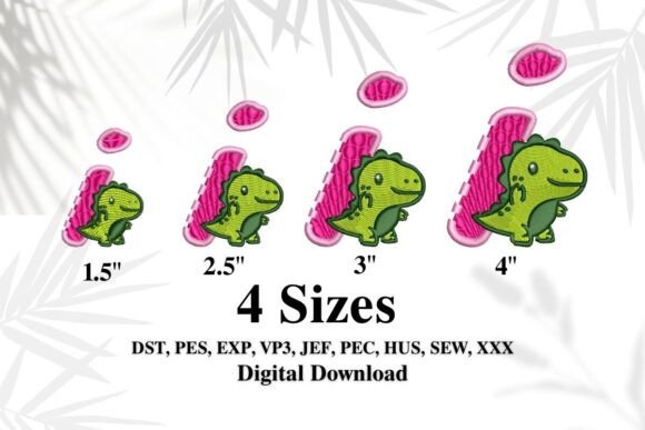 Download Cute Dinosaur Embroidery Alphabet "i" - Cute Collection