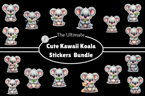 Download Cute Kawaii Koala Stickers Bundle - Cute Collection