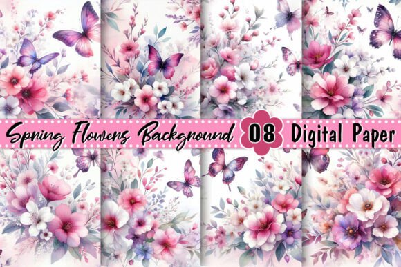 Download Spring Flowers Background - Flowers background Collection